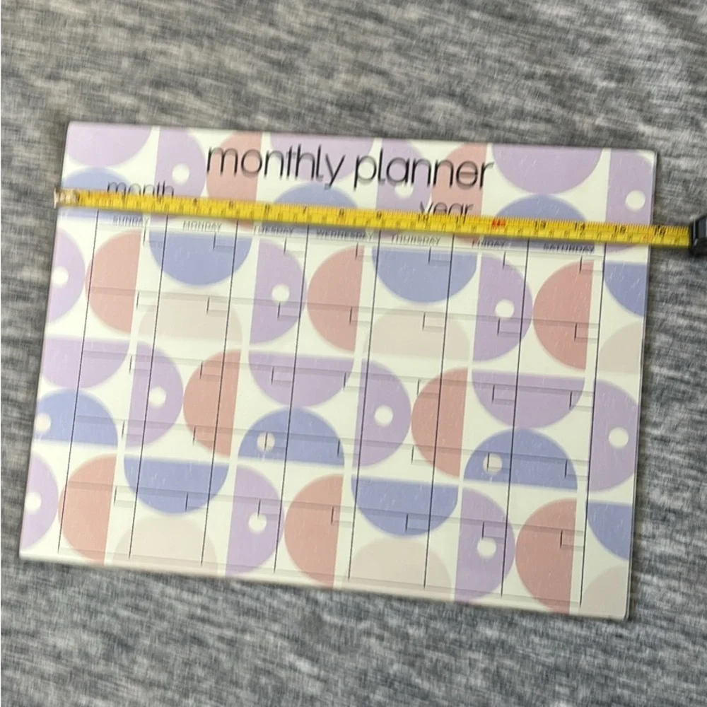 White Board Monthly Planner